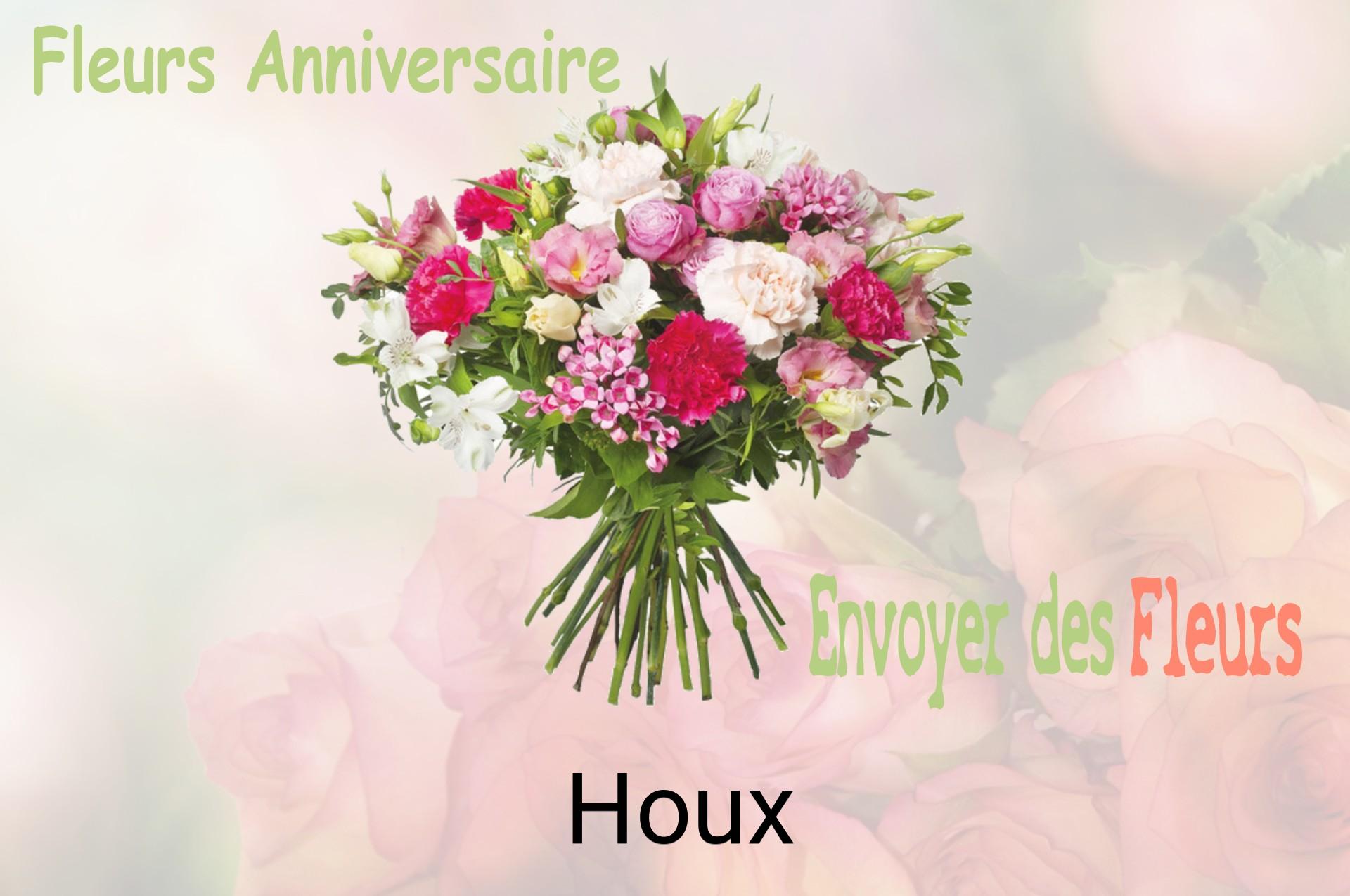 Bouquet de fleurs d’anniversaire livré à Houx